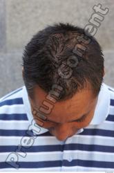 Head Hair Man Casual Slim Overweight Street photo references